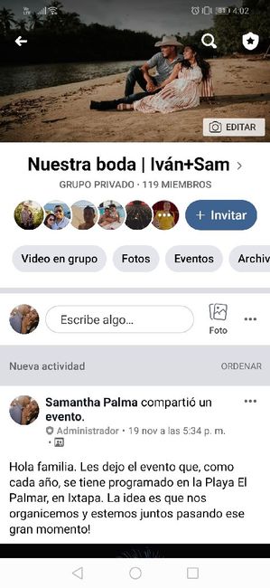 Evento en redes sociales 1