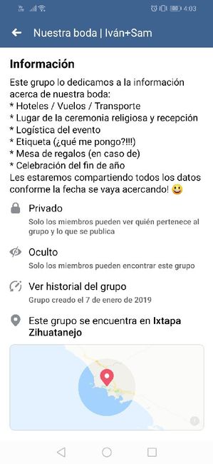 Evento en redes sociales 2