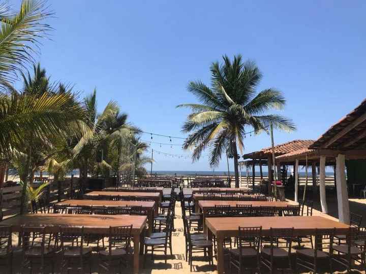 Salón para la recepción, check! - 1