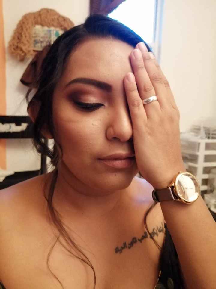 Prueba de maquillaje y peinado!!! 😍😍 - 3