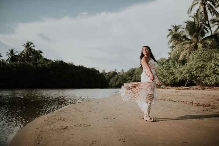 vestido para Sesión en playa - 1