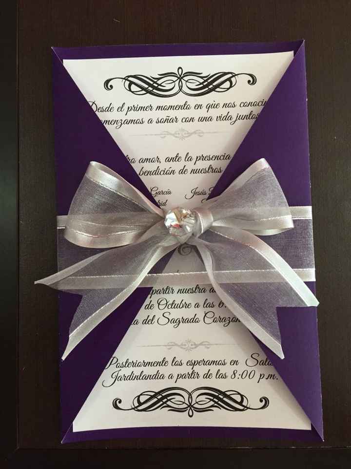 Invitaciones de boda - 1