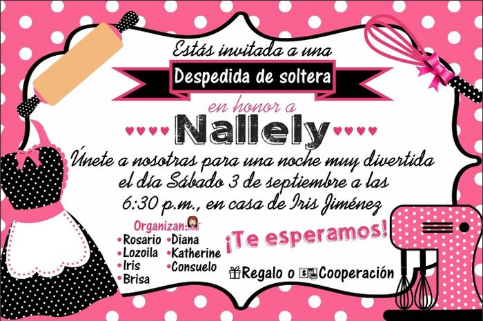 Invitaciones de despedida - 1