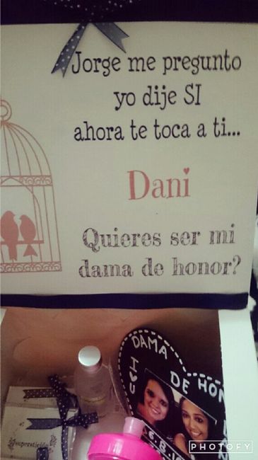 QUIERES SER MI DAMA DE HONOR?