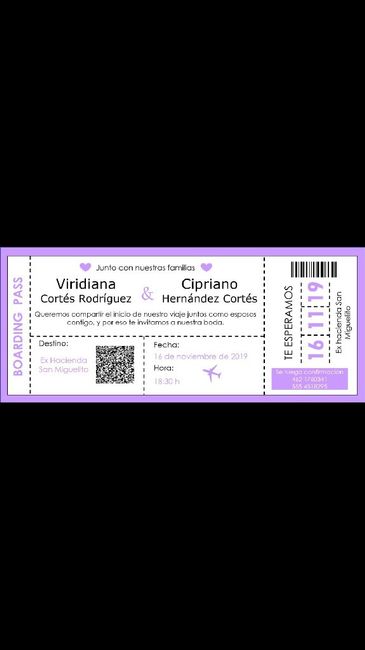 Invitaciones boda - 1