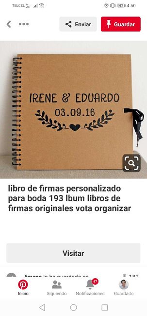 Letreros de bienvenida, libro de firmas y alcancía - 1