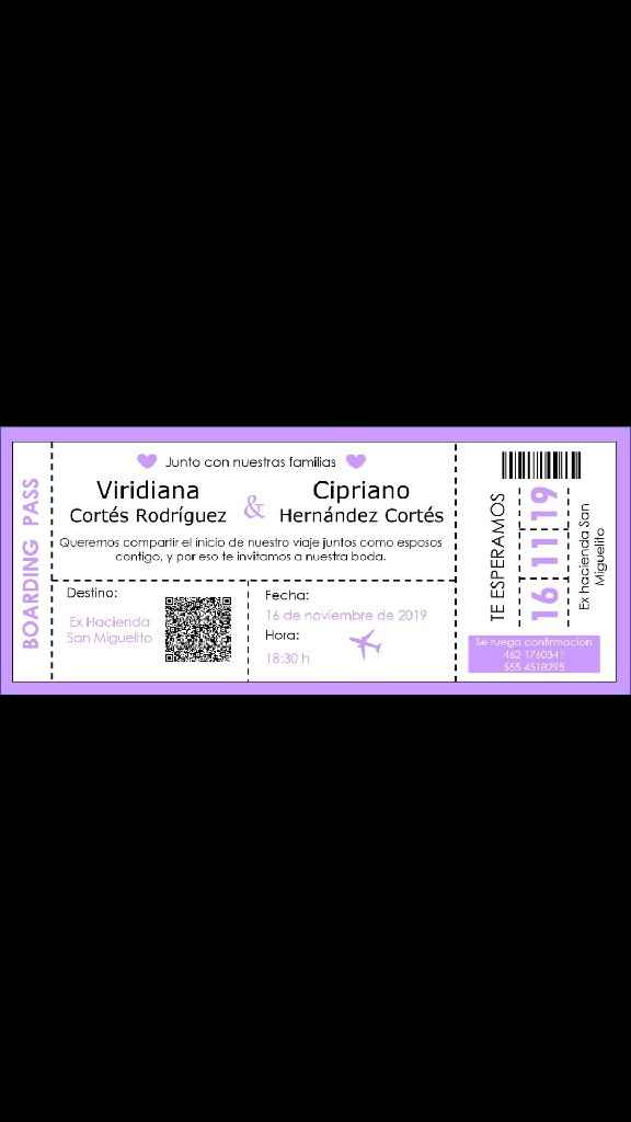 Invitaciones boda - 1