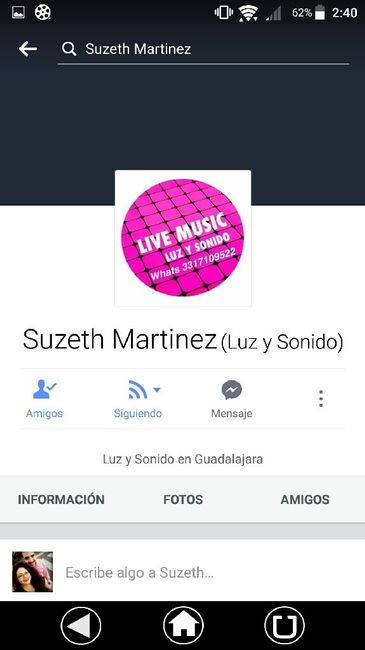 Información de proveedor - 1