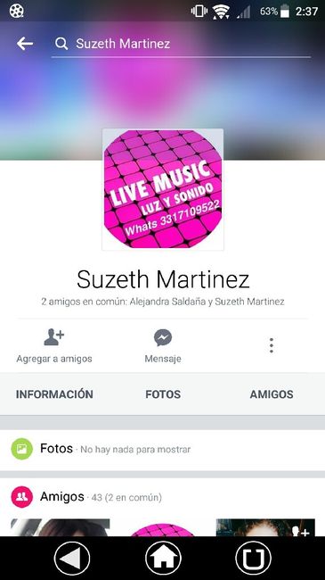 Información de proveedor - 2