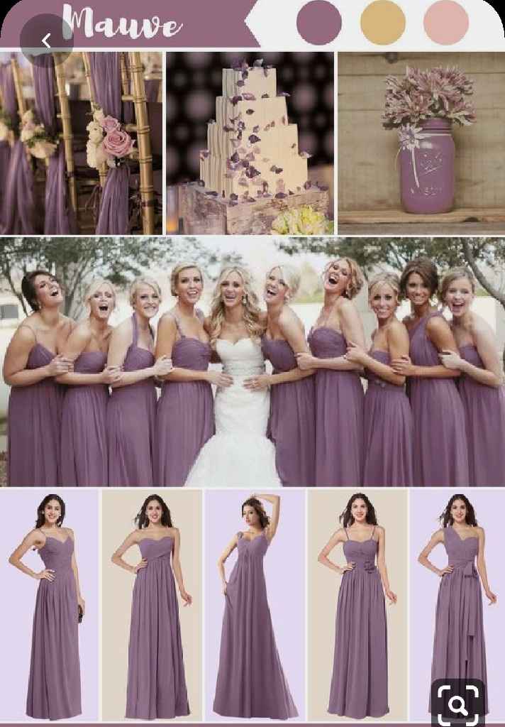 Tonos purpura morado  para tus damas - 1