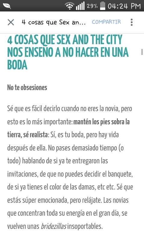 Cosas que no hay que hacer - 2