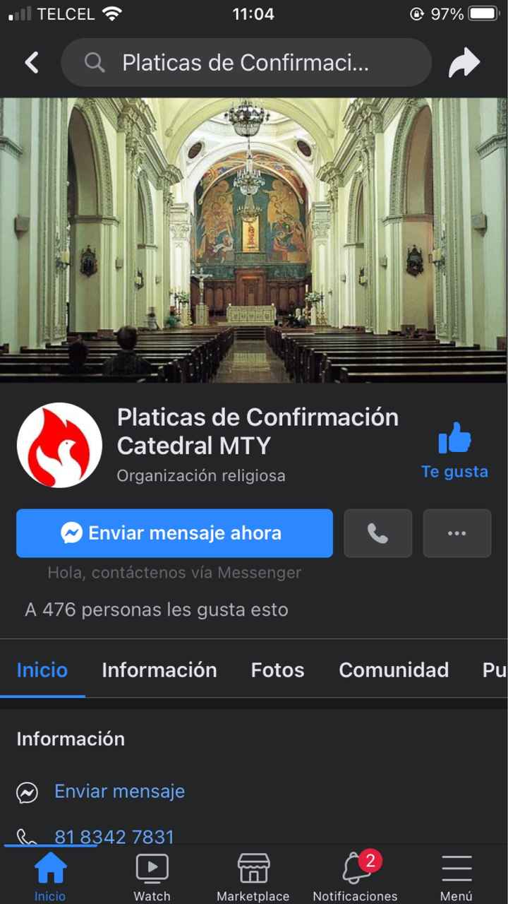 Confirmación en nl - 1