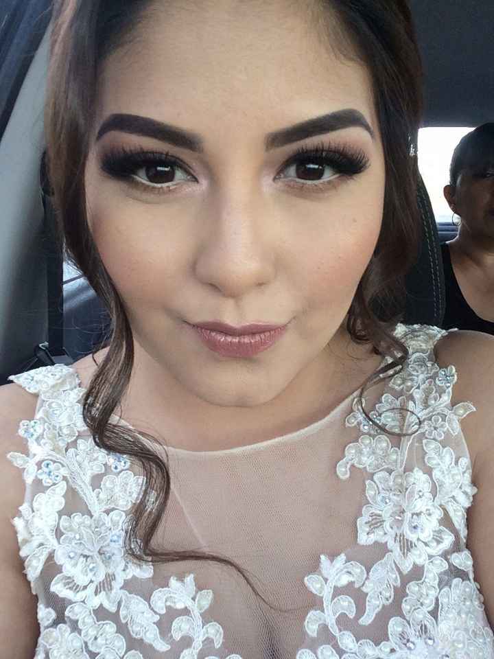Me encanto mi maquillaje y peinado 
