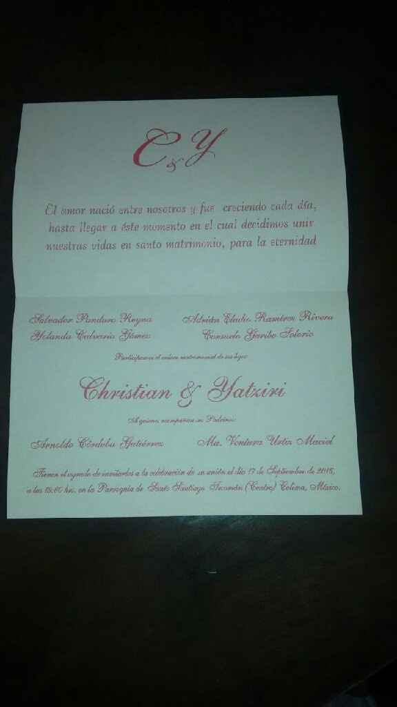 Mis invitaciones - 1