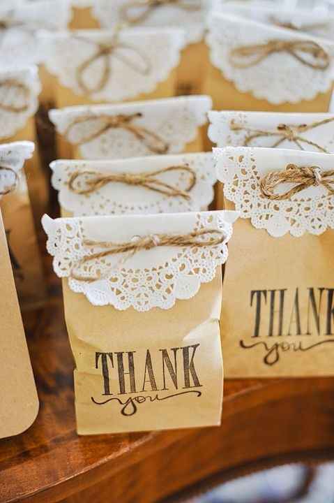 Siempre hay que tener detalles bonitos para los invitados