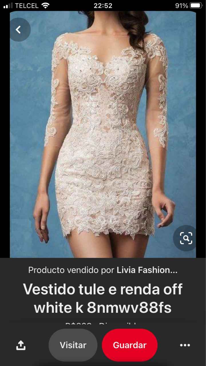 Vestido boda civil - 3