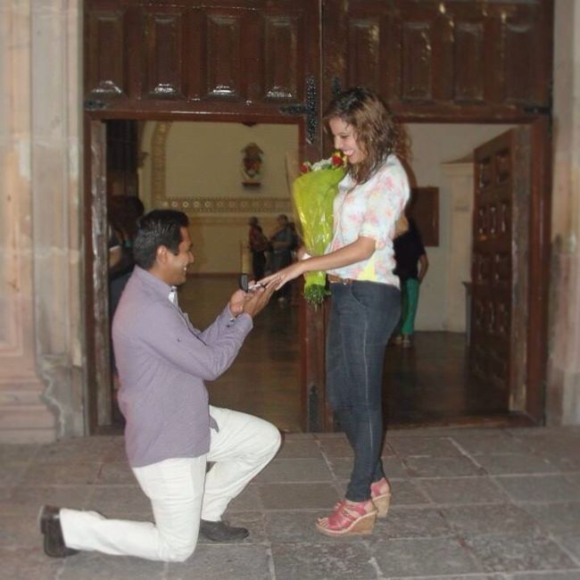 Me propuso matrimonio