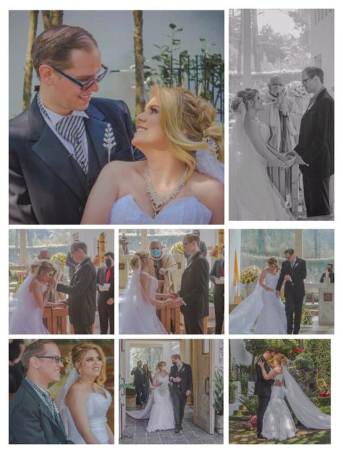 Collage de mi boda fotos que me siento bonita. 1