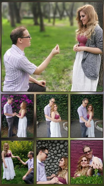 Mi pedida de mano 😍🌸💐 2