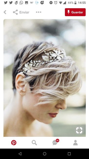  Peinados para novias con pelo corto - 11