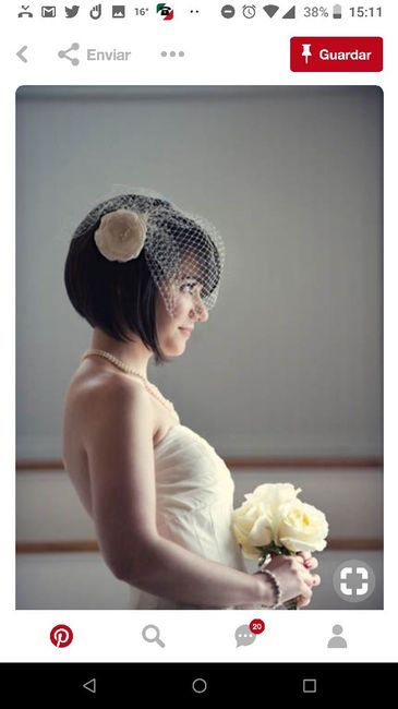  Peinados para novias con pelo corto - 28