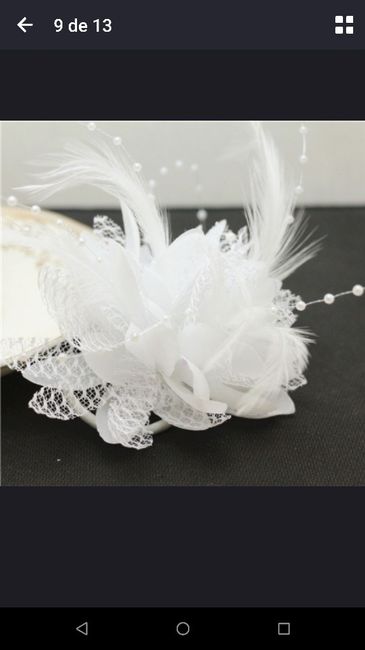 Tocado de novia - 1