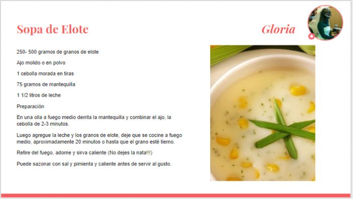 Mi platillo Masterchef - Sopa de Elote 8