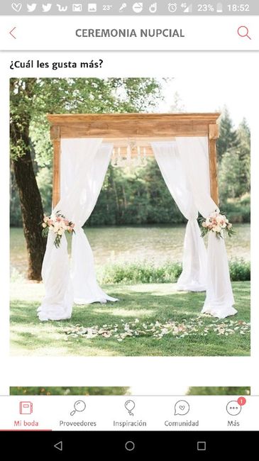 Altares de boda (espacios abiertos) 6