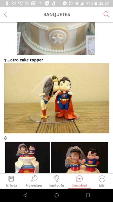 Pastel: Mujer Maravilla y Superman 🌟 - 1