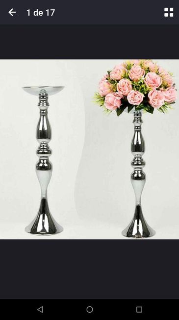 Floreros dorados - 7