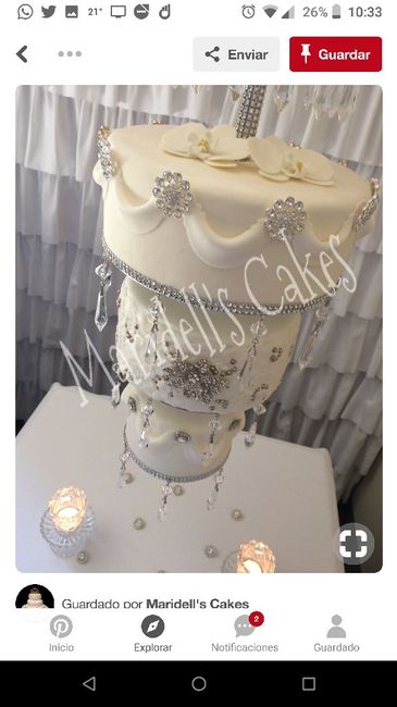 Hanging & Chandelier Wedding Cakes - 1