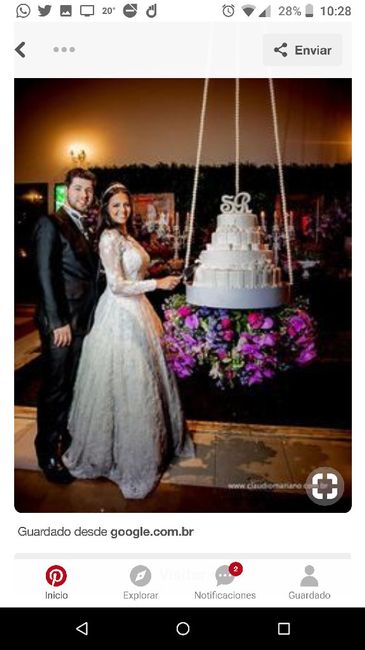 Hanging & Chandelier Wedding Cakes - 6
