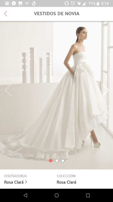 Vestidos novia Rosa Clara primavera-verano 2019 - 1