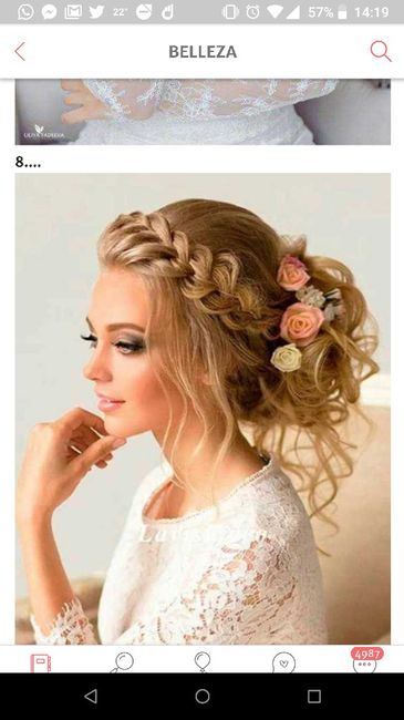 Trenzas como corona - 1