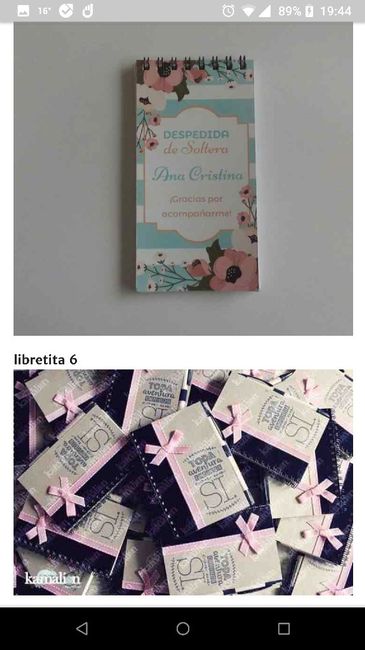 Libretitas de recuerdo en Rosa - 1