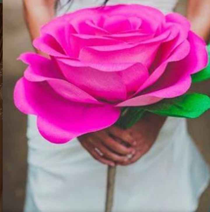  Ramo de novia de 1 sola flor 🌷  🌹 - 3