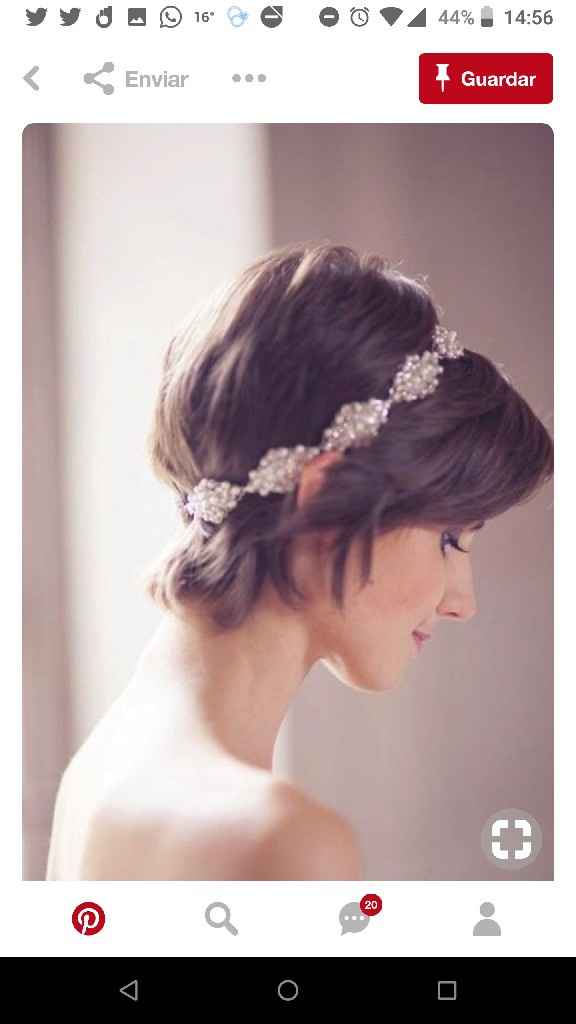  Peinados para novias con pelo corto - 12