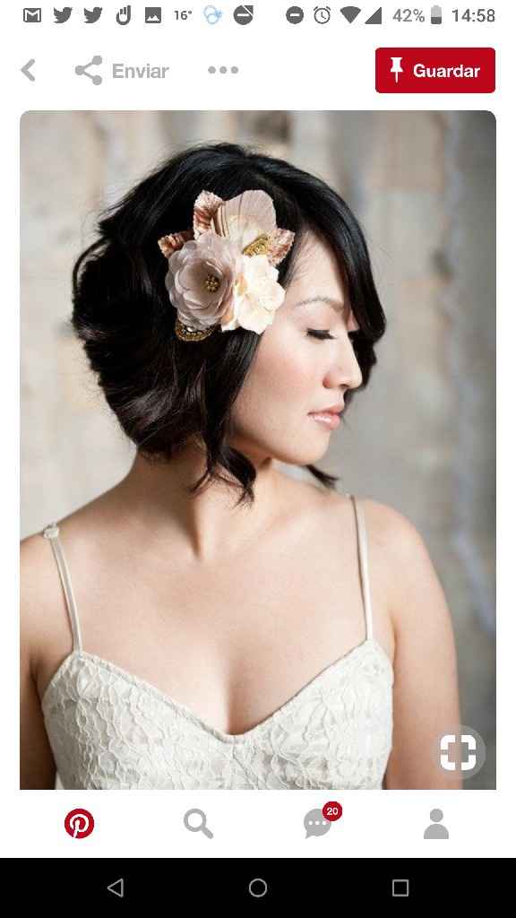  Peinados para novias con pelo corto - 18