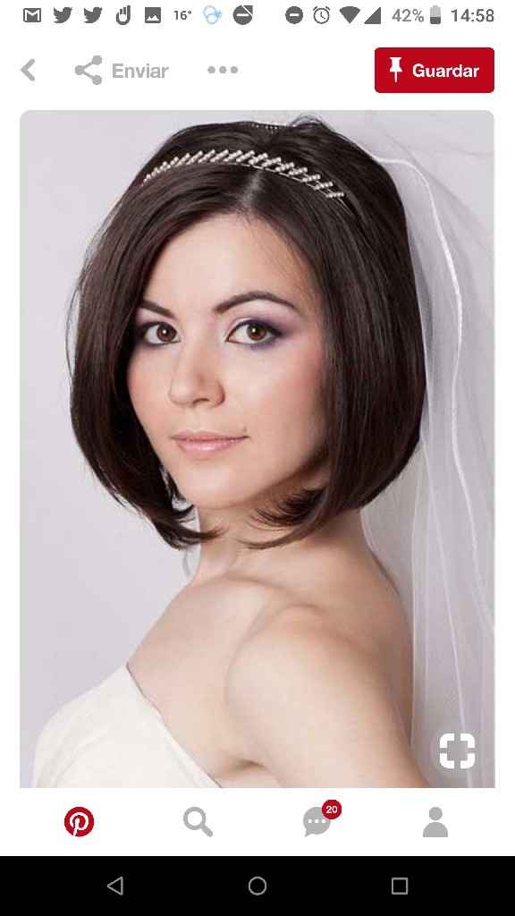  Peinados para novias con pelo corto - 20