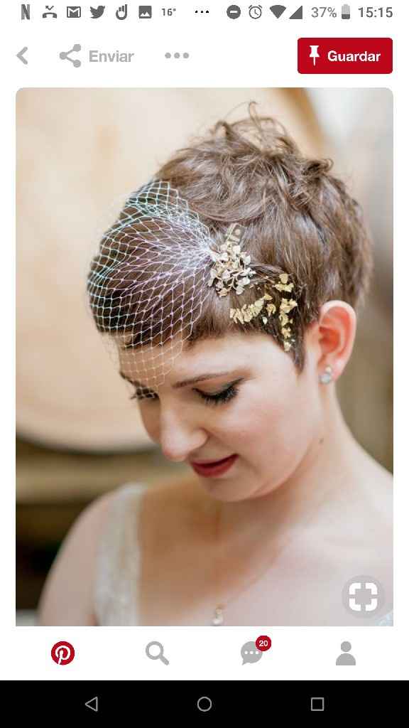  Peinados para novias con pelo corto - 37