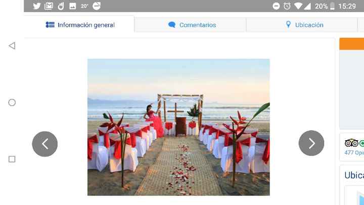 Boda en playa - 2