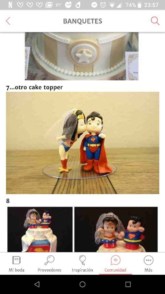 Pastel: Mujer Maravilla y Superman 🌟 - 1