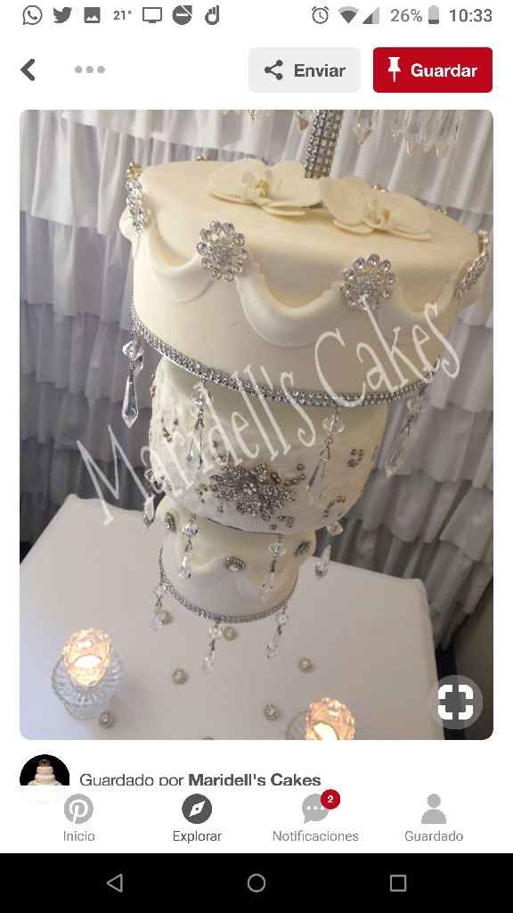 Hanging & Chandelier Wedding Cakes - 1