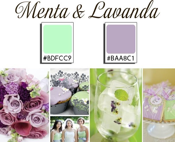 menta con lila 