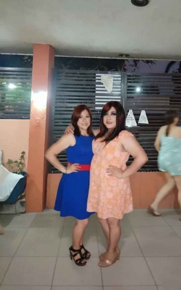 Con amigas antes de eventos - 2