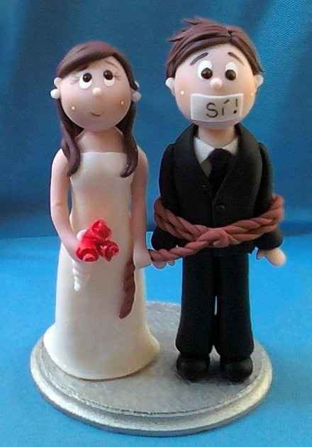 Monitos para Pastel de Bodas
