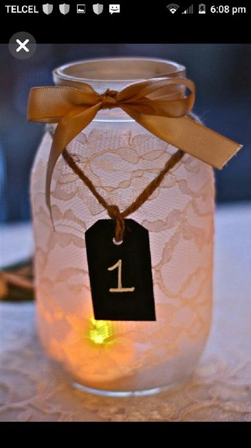 DIY: Números de mesas - 1