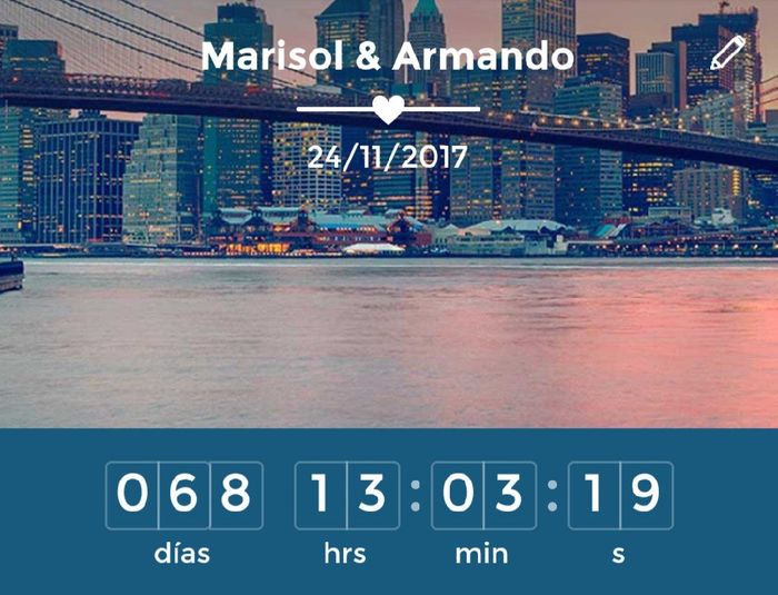 ¿Cuántos días faltan para tu día B? - 1