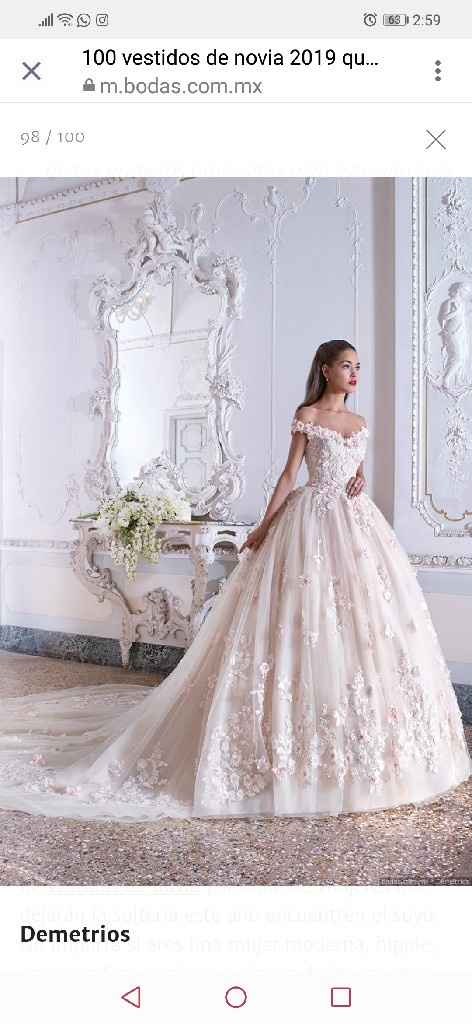 Si tu Fm tuviera que elegir tu vestido de boda.. - 1