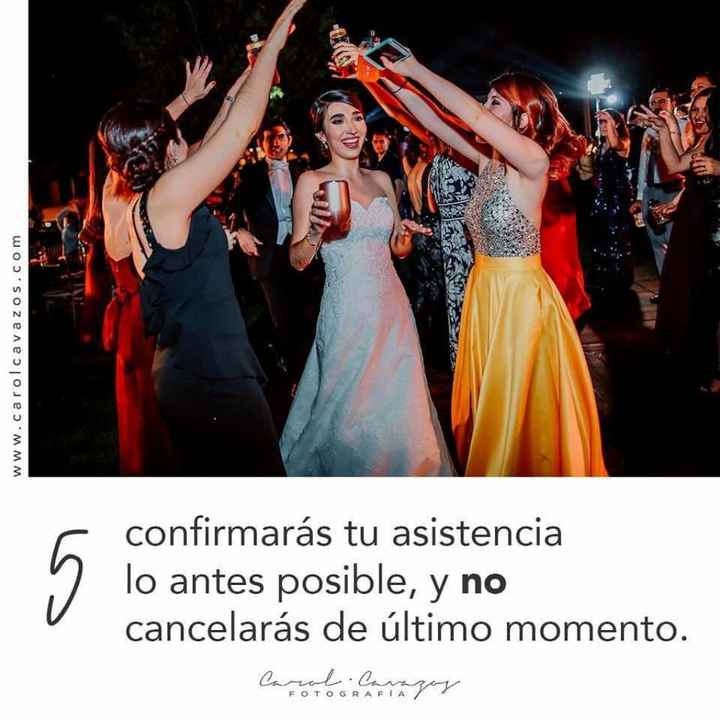 El decálogo de los invitados a la boda - 5